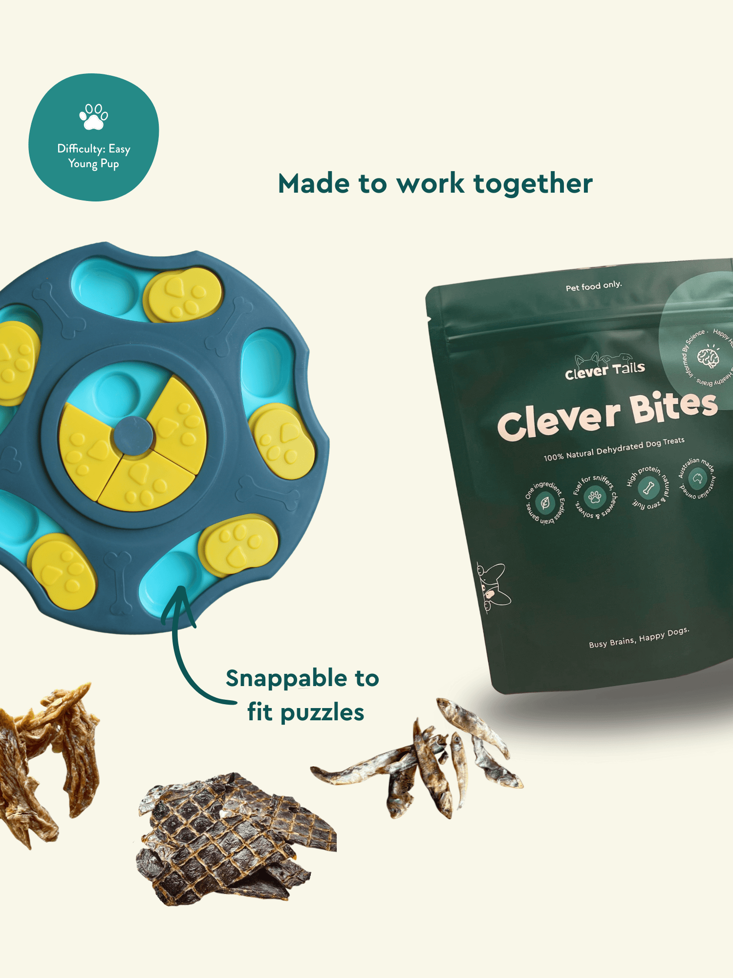 Beginner Dog Puzzle & Treat Bundle