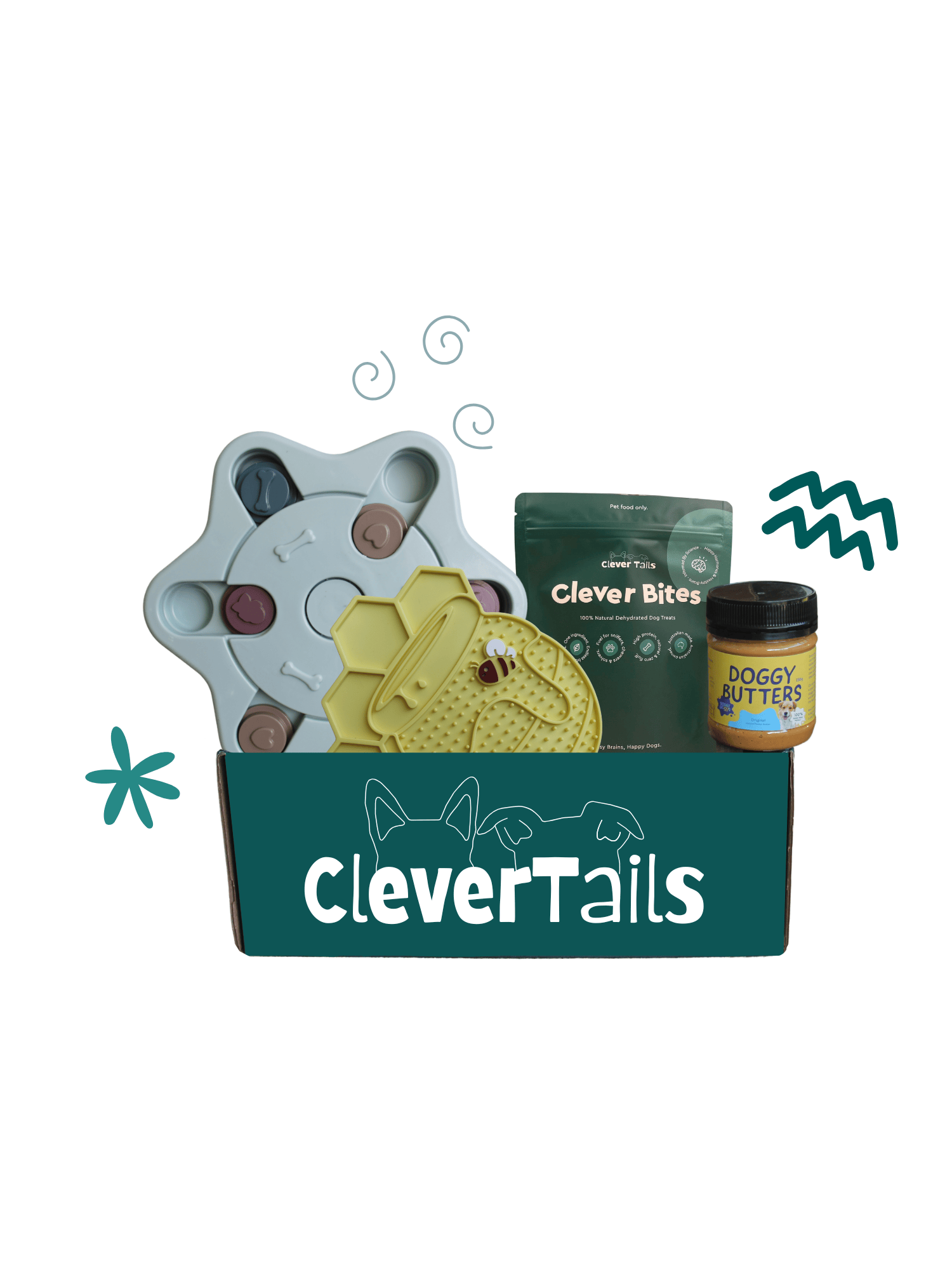 Advanced Dog Enrichment Toys Box CleverTails
