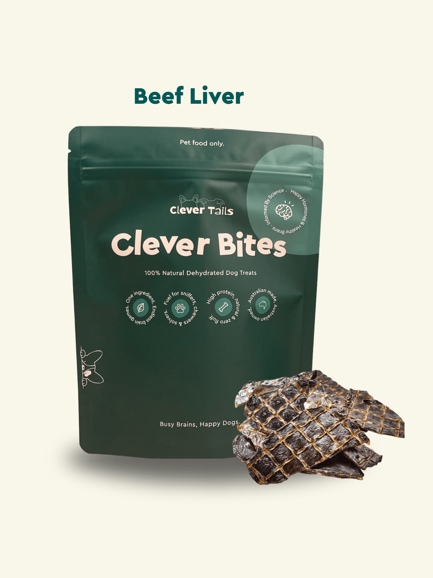 CleverTails Clever Bites - Natural Dog Treats