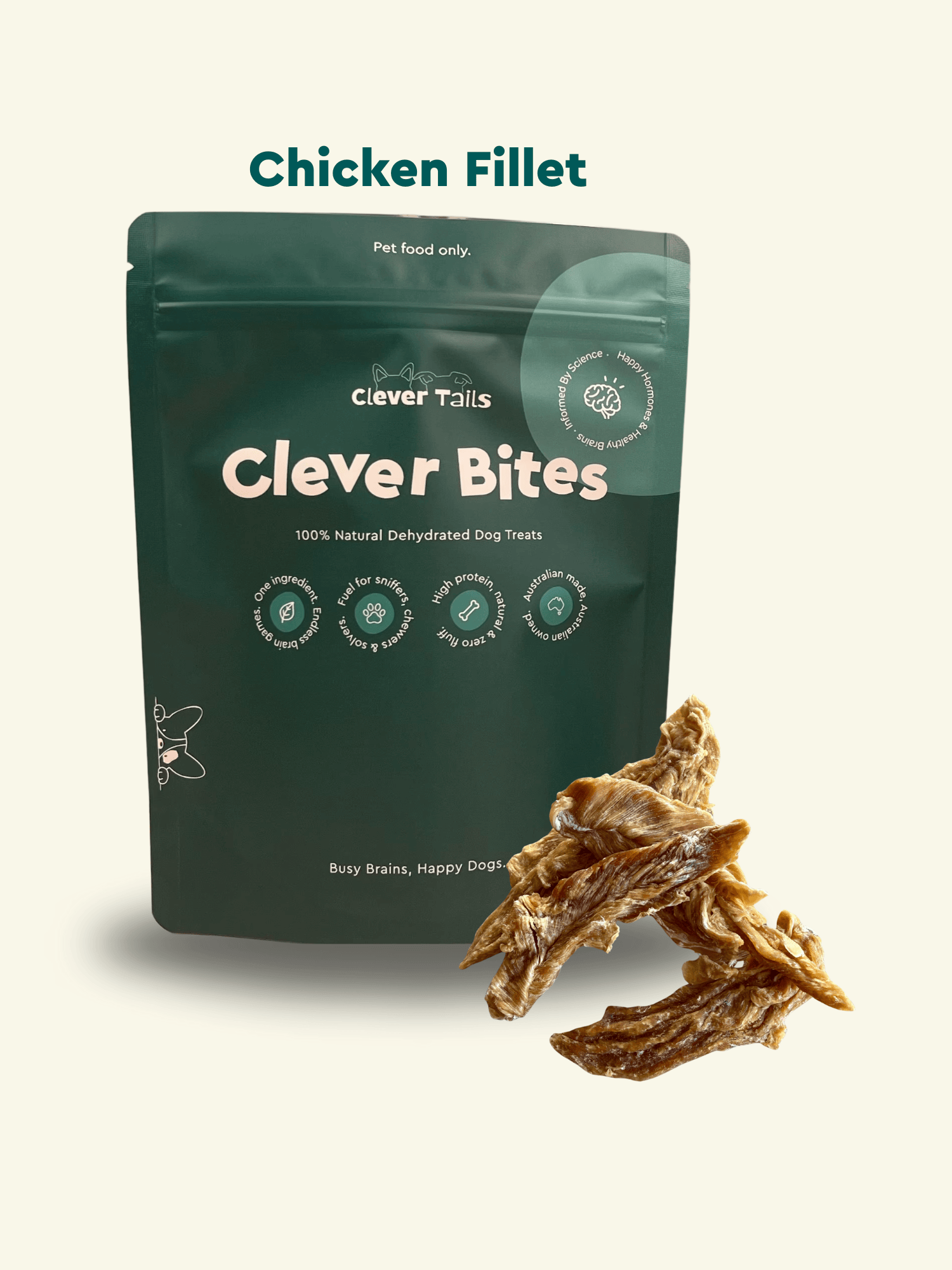 CleverTails Clever Bites - Natural Dog Treats