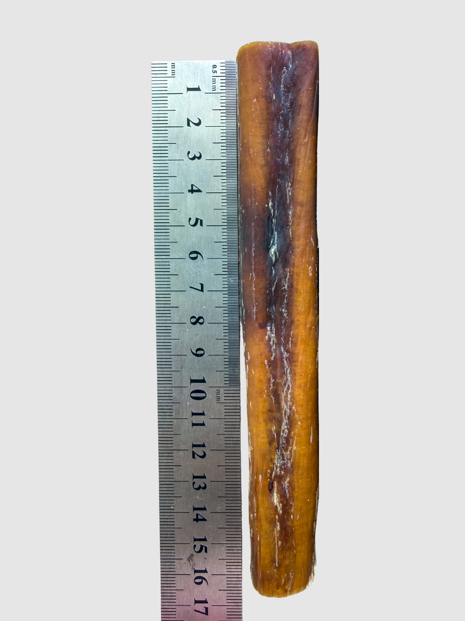 Natural Bully Stick Dog Chew Measurment